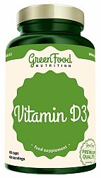 GreenFood Vitamín D3 60 kapsúl