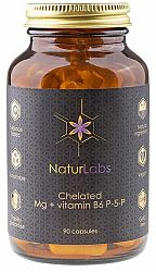 NaturLabs Horčík chelátový + vitamín B6 90 kapsúl